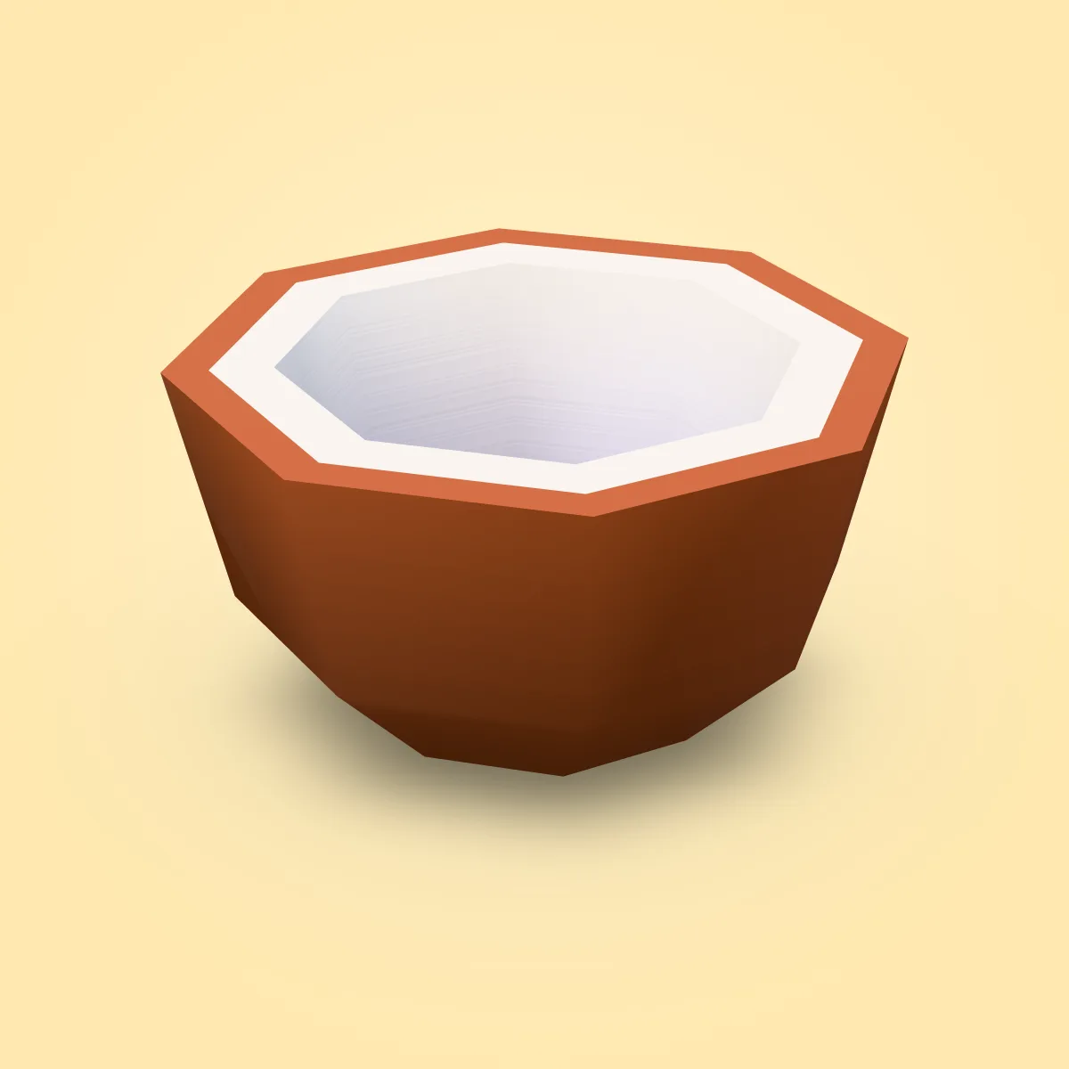 Coconut Half Model