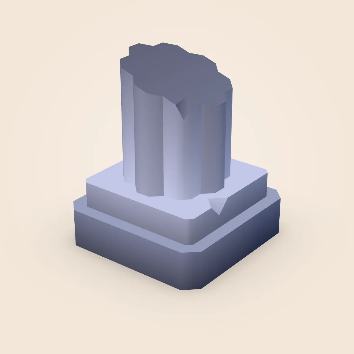 Column Damaged (Retro Fantasy) Set