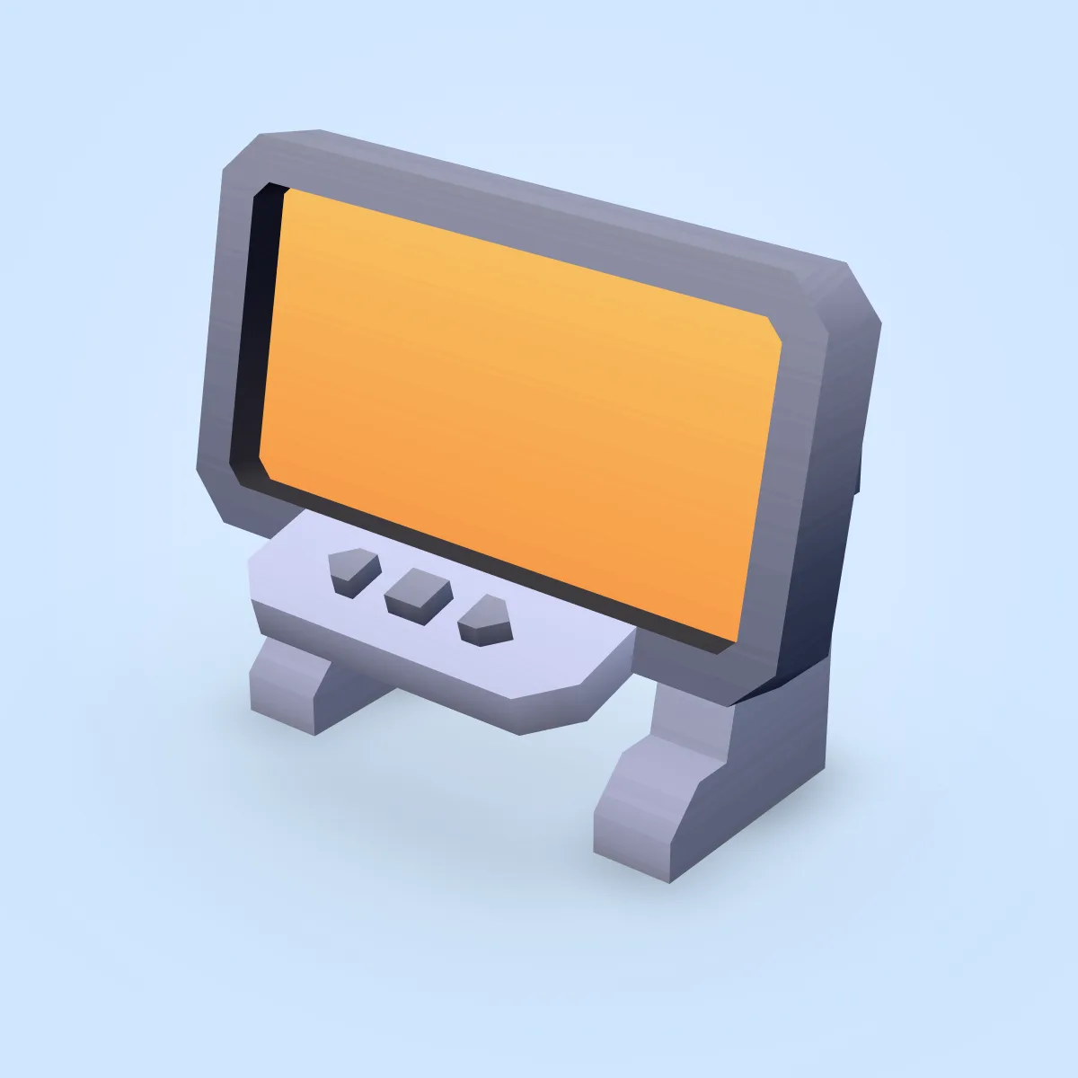 Computer Screen (Space Station) Model