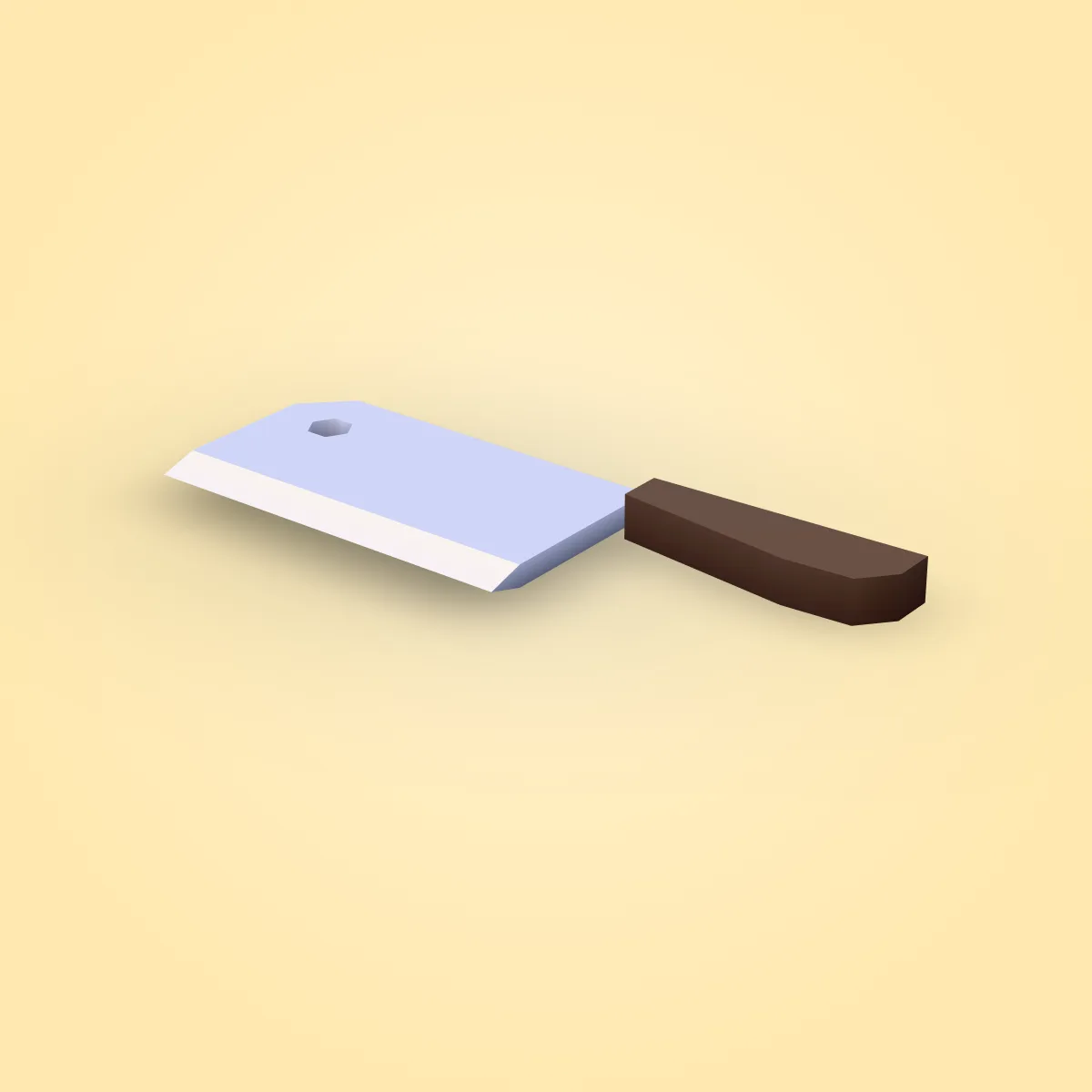 Cooking Knife Chopping Model