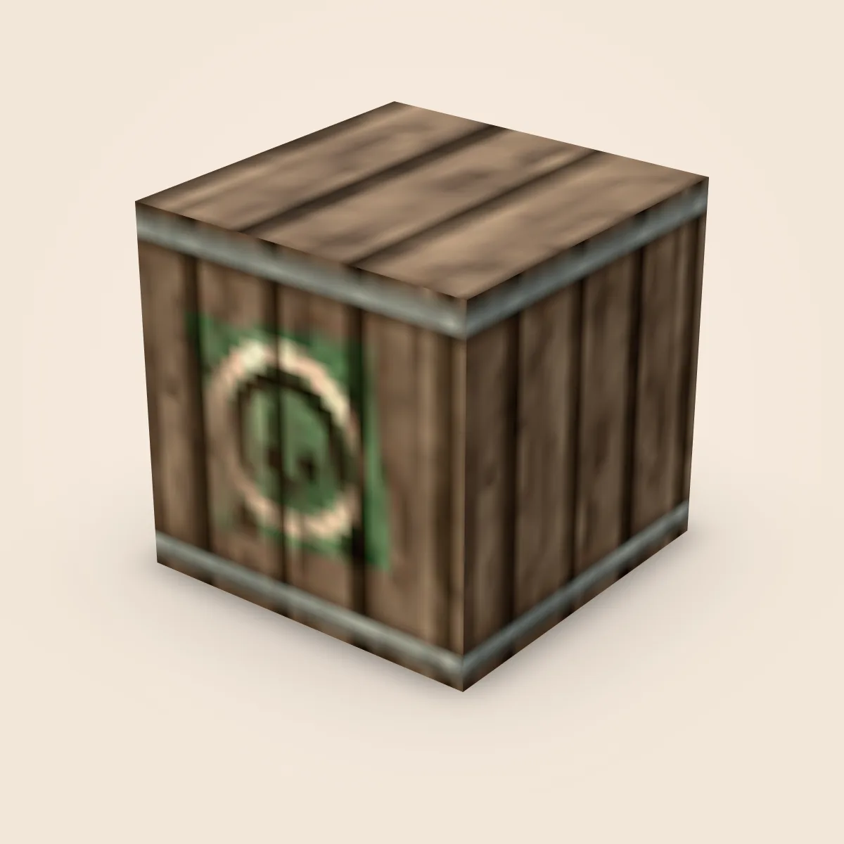 Crate Small (Retro Fantasy) Model