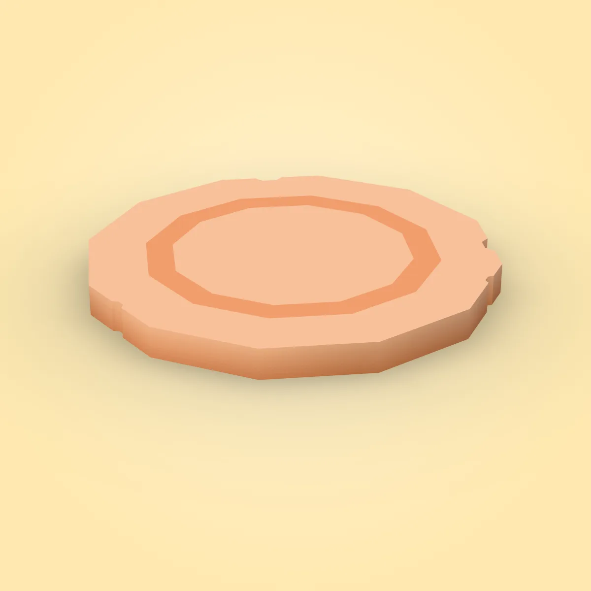 Cutting Board Round Model