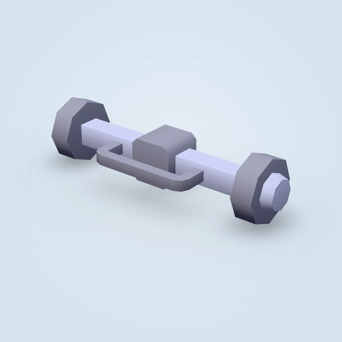 Debris Drivetrain Axle Model
