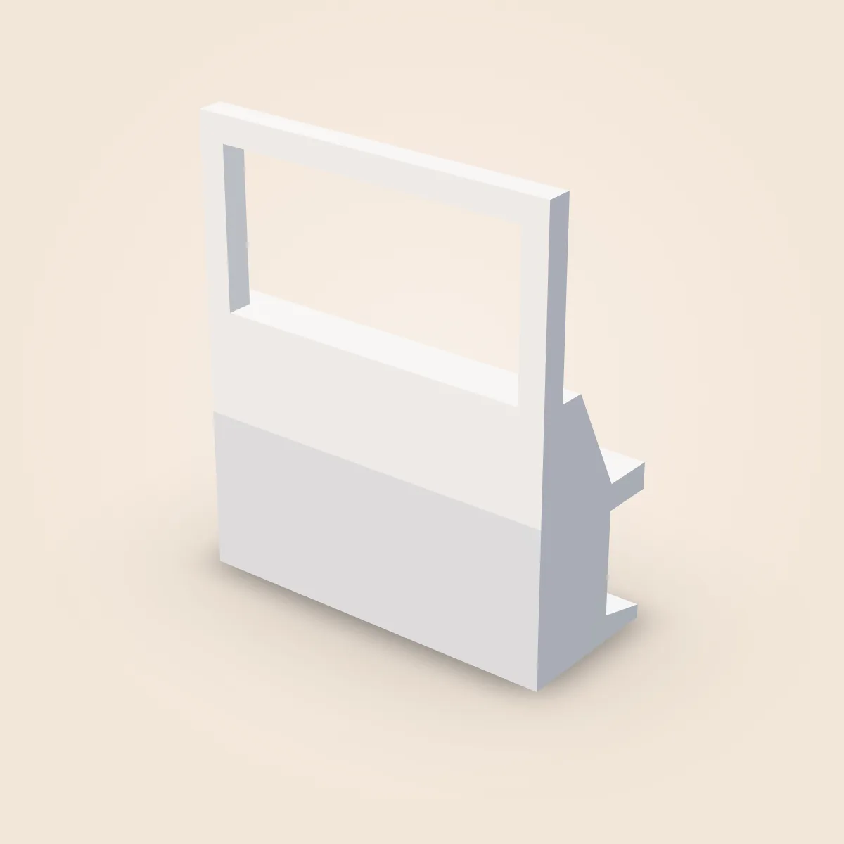 Desk Computer Screen Model