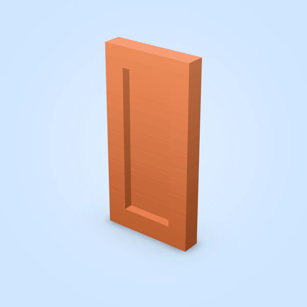 Door Brown Model