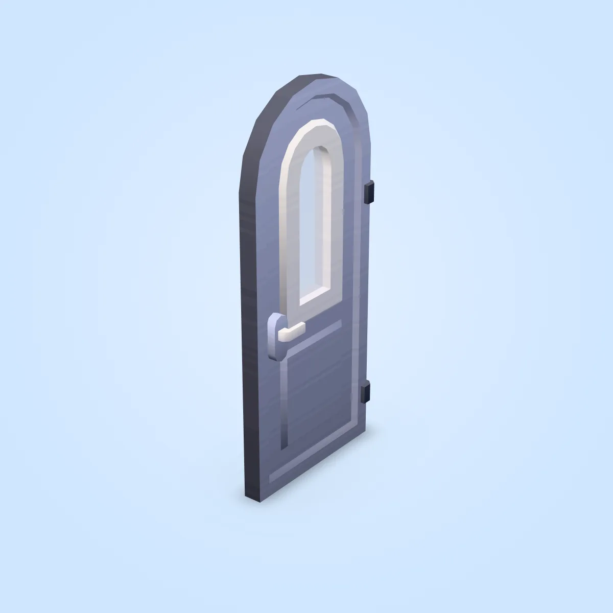 Door Rotate Round Type D Model