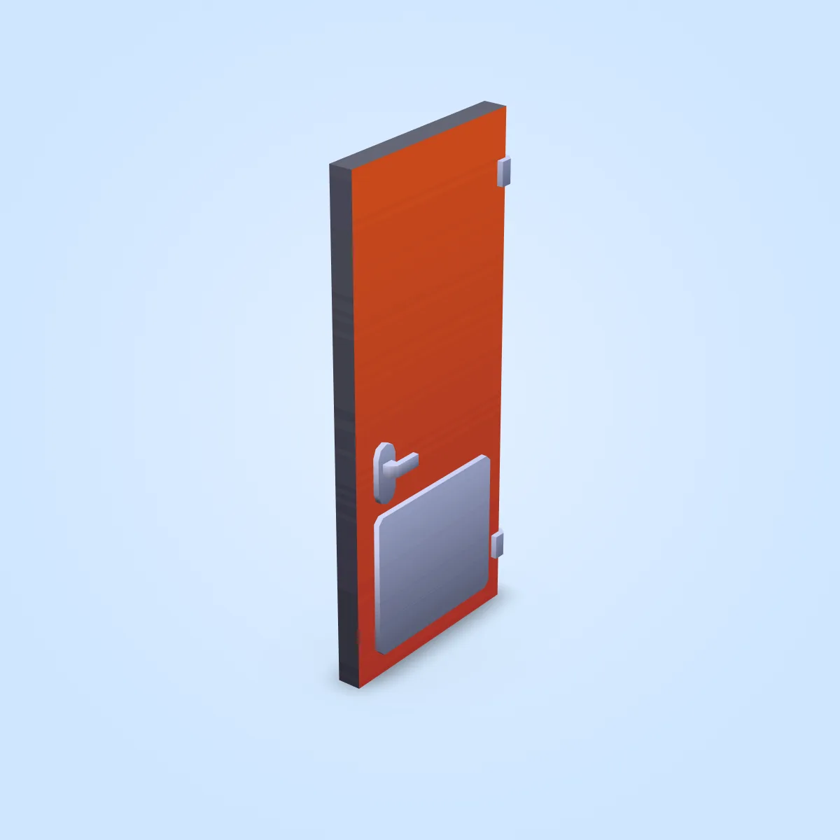 Door Rotate Square Type A Model