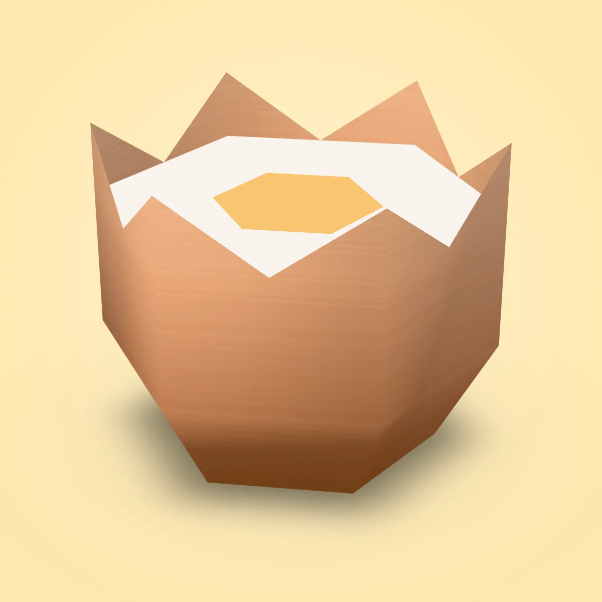 Egg Half Model