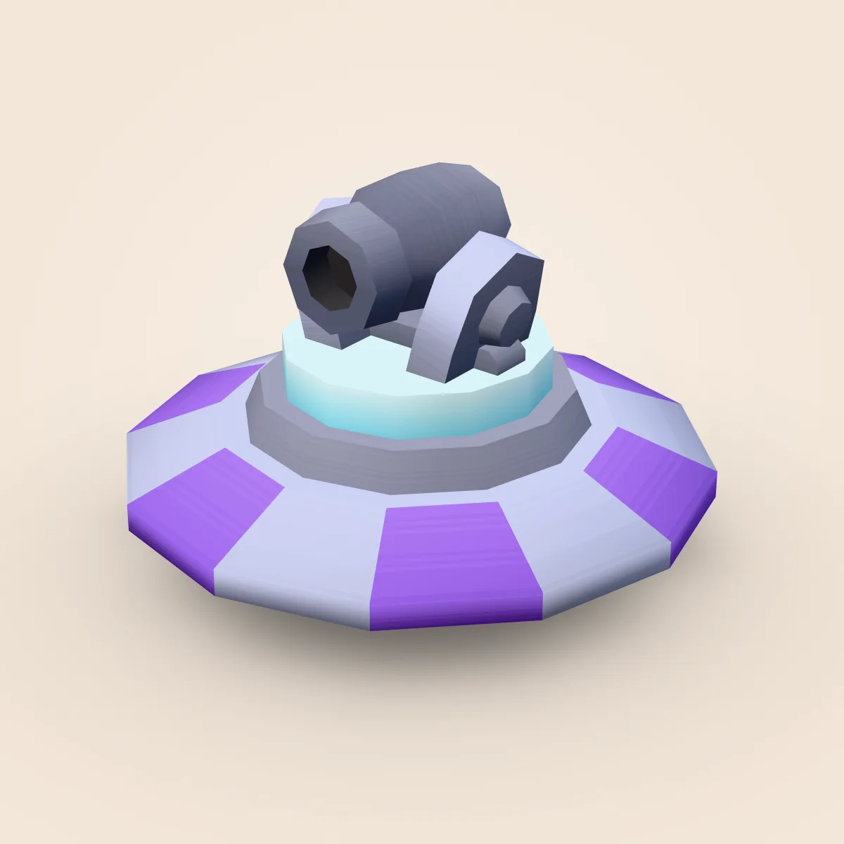 Enemy UFO C Weapon Model