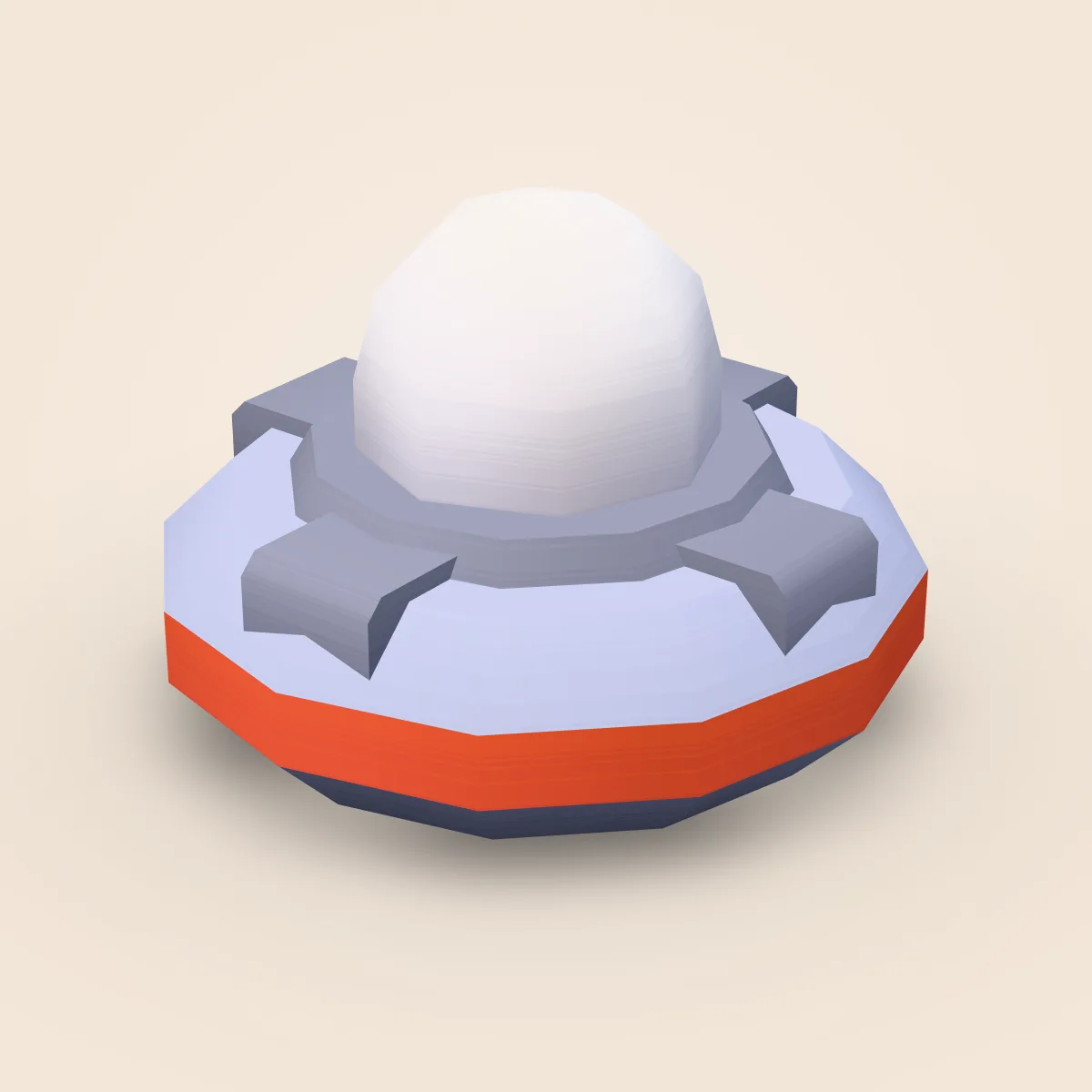 Enemy UFO Type A Model