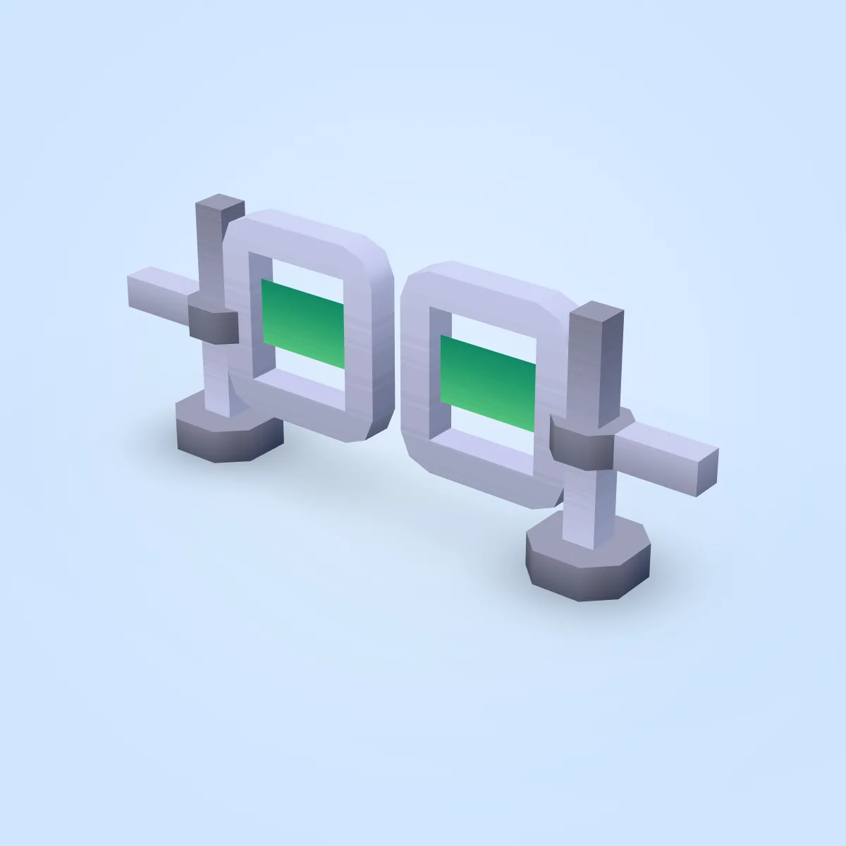 Fence Door Rotate Model