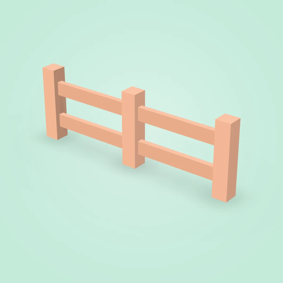 Fence Simple Center Model