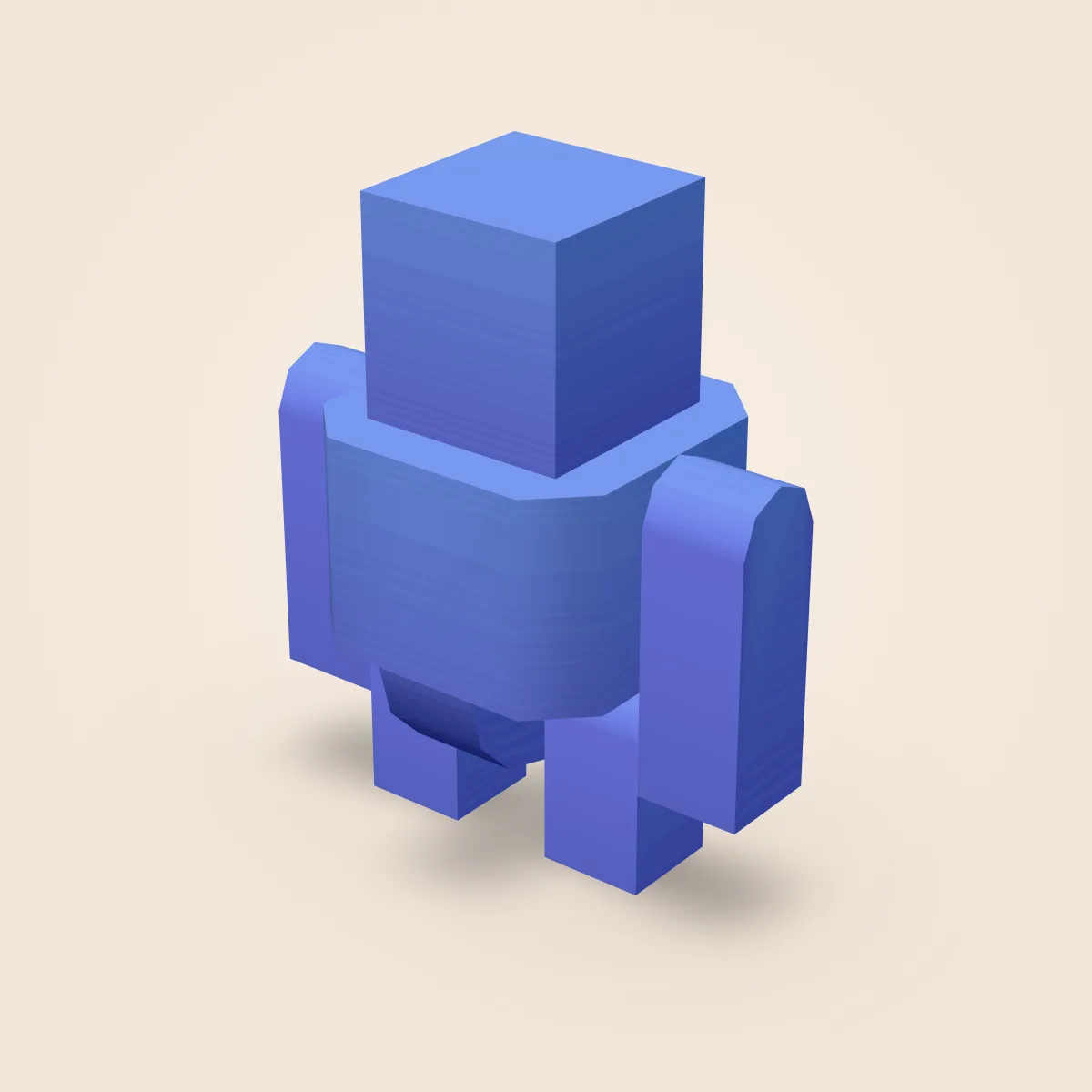 Figurine Cube Model