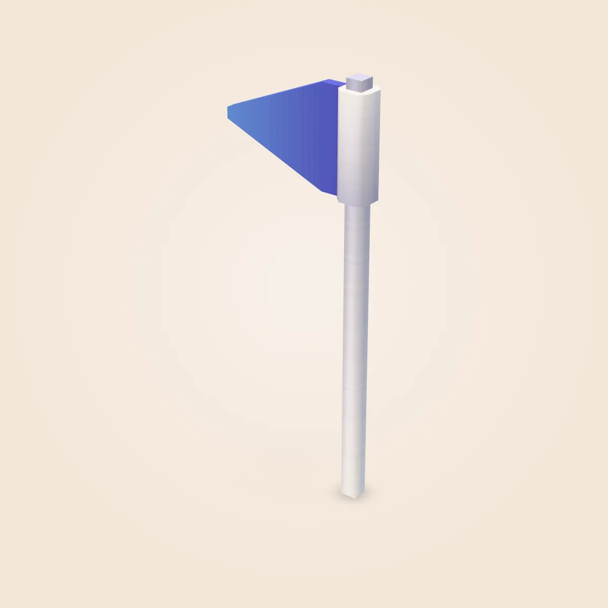 Flag Blue Model