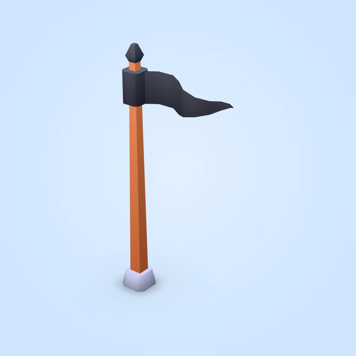 Flag Pirate High Pennant Model