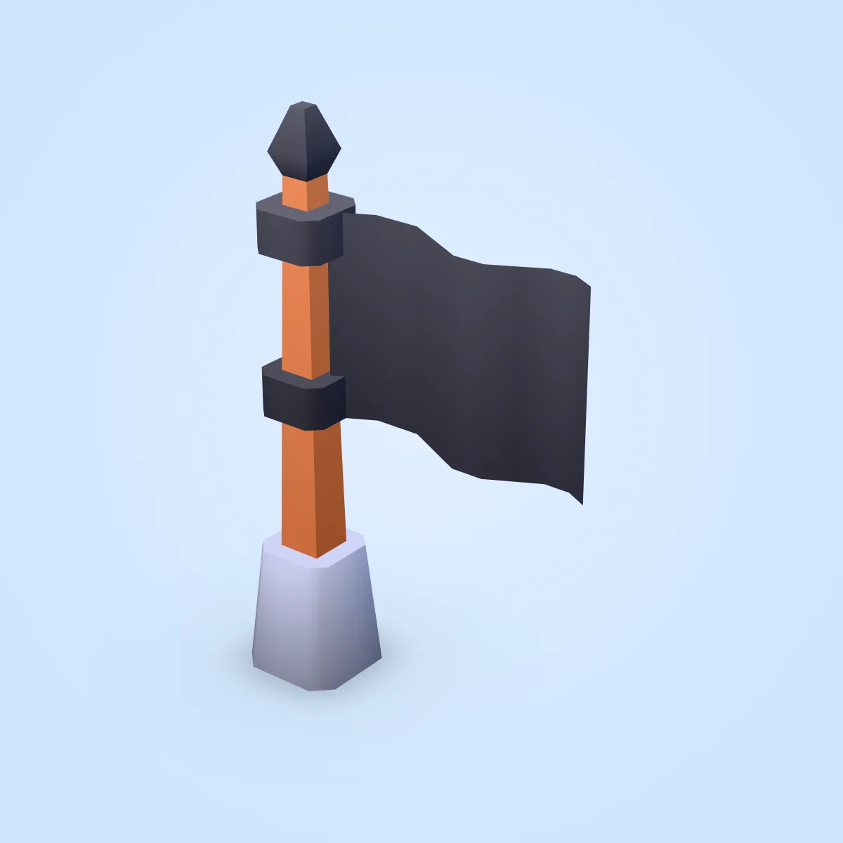 Flag Pirate Model