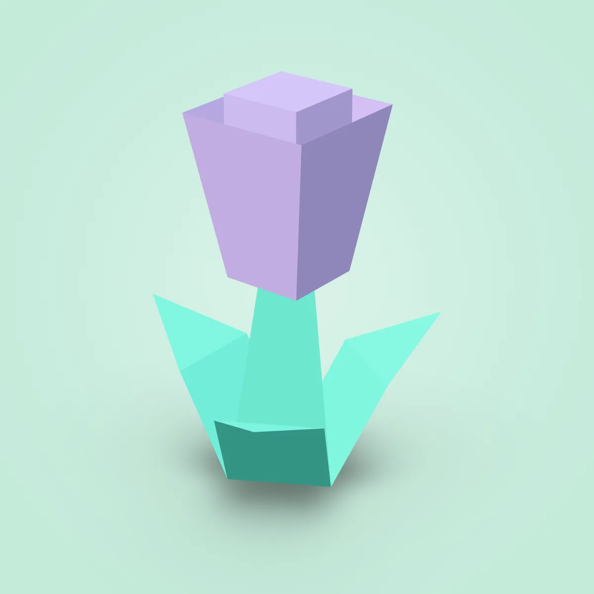 Flower Purple Type A Model