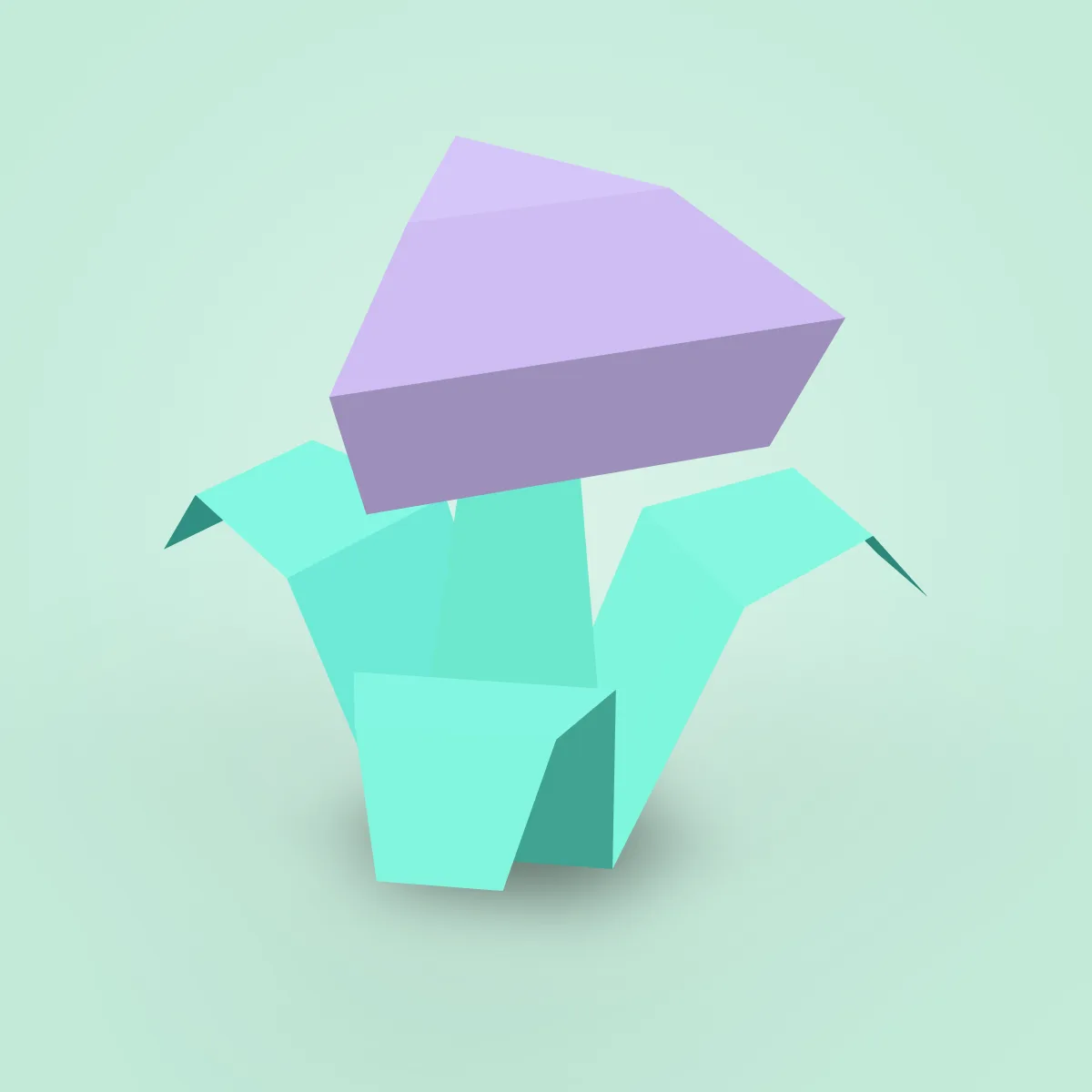 Flower Purple Type B Model