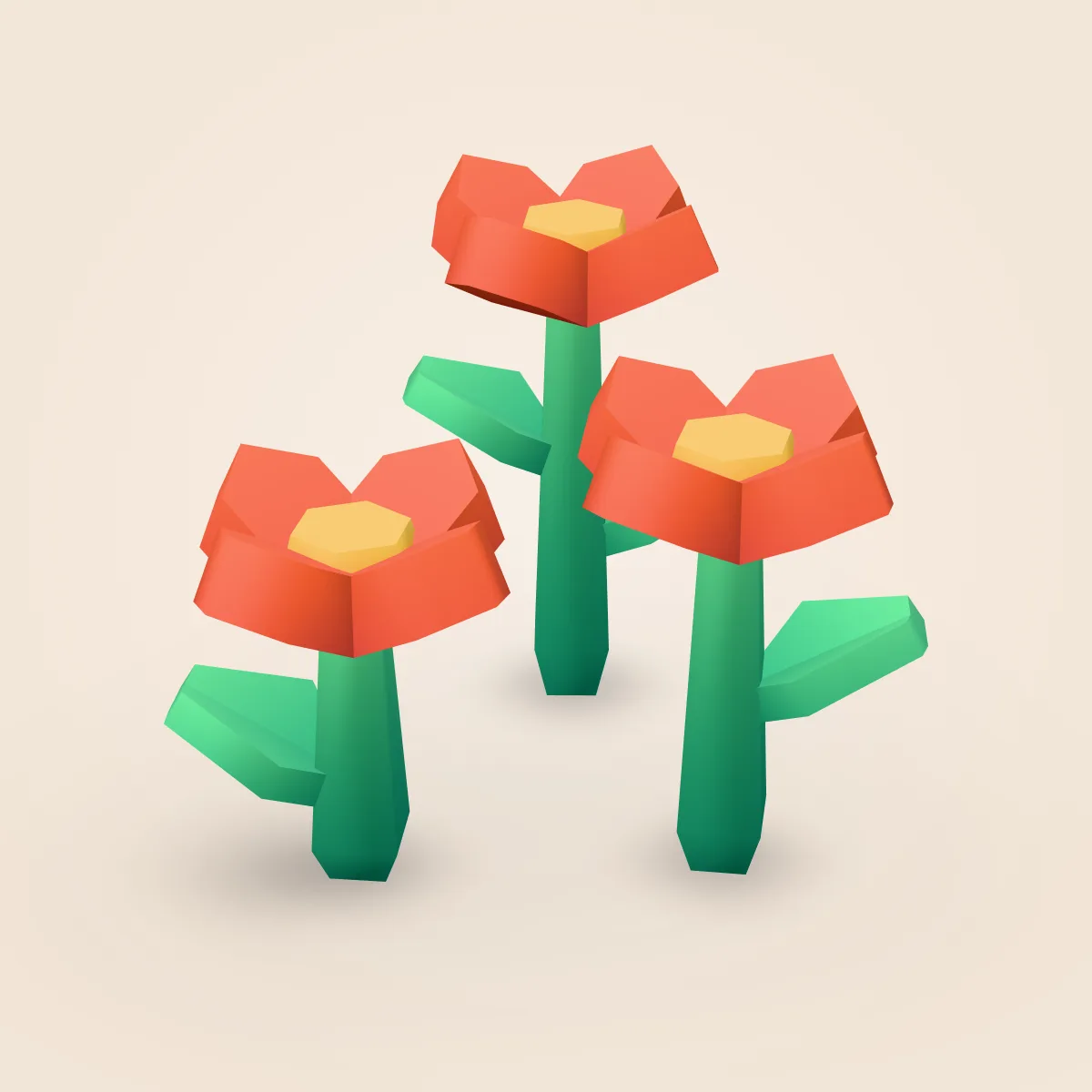 Flowers Tall Model