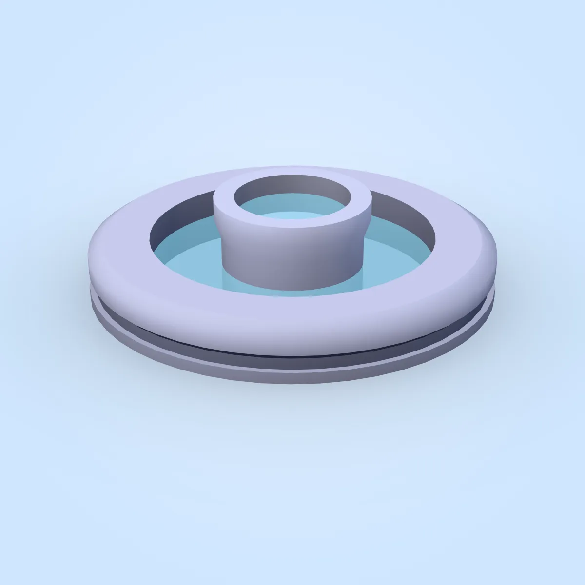 Fountain Round Detail Model