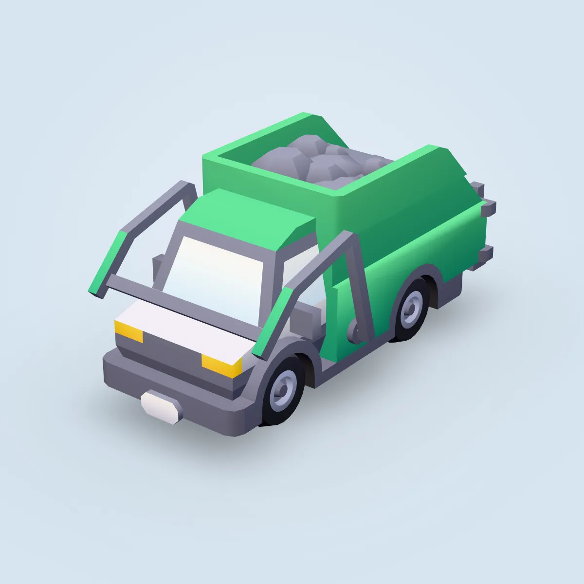 Garbage Truck Model