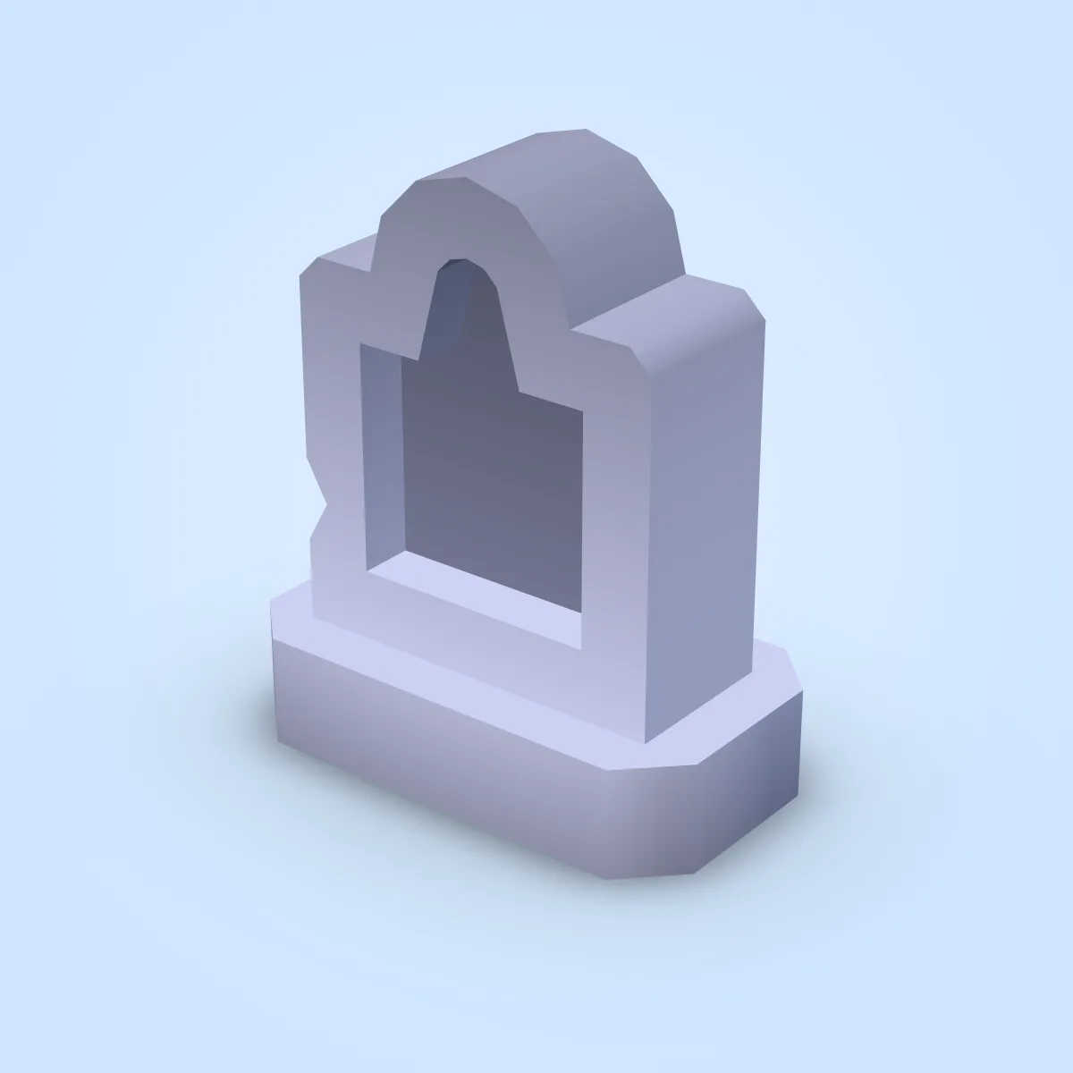 Gravestone Bevel Model