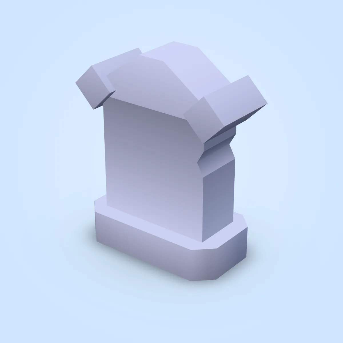 Gravestone Decorative Model