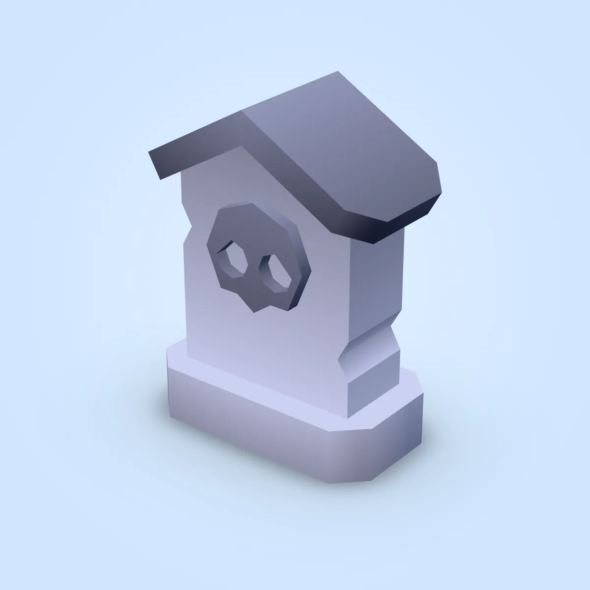 Gravestone Roof Model