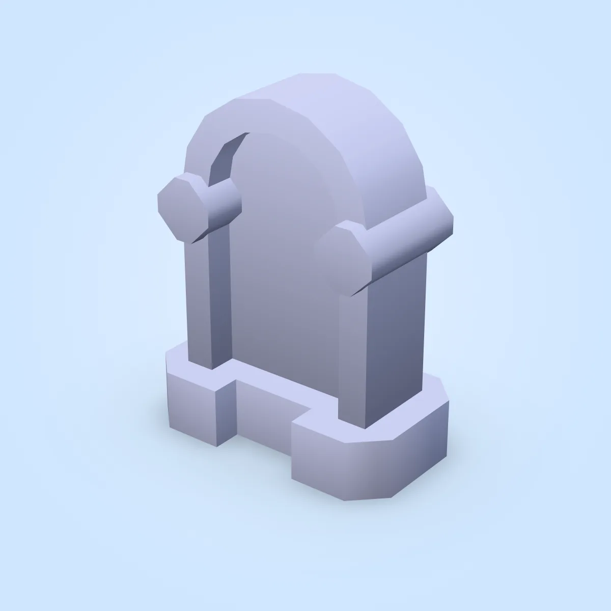 Gravestone Round Model
