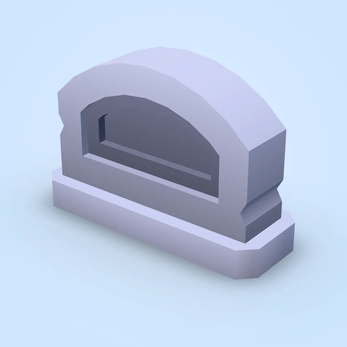 Gravestone Wide Model