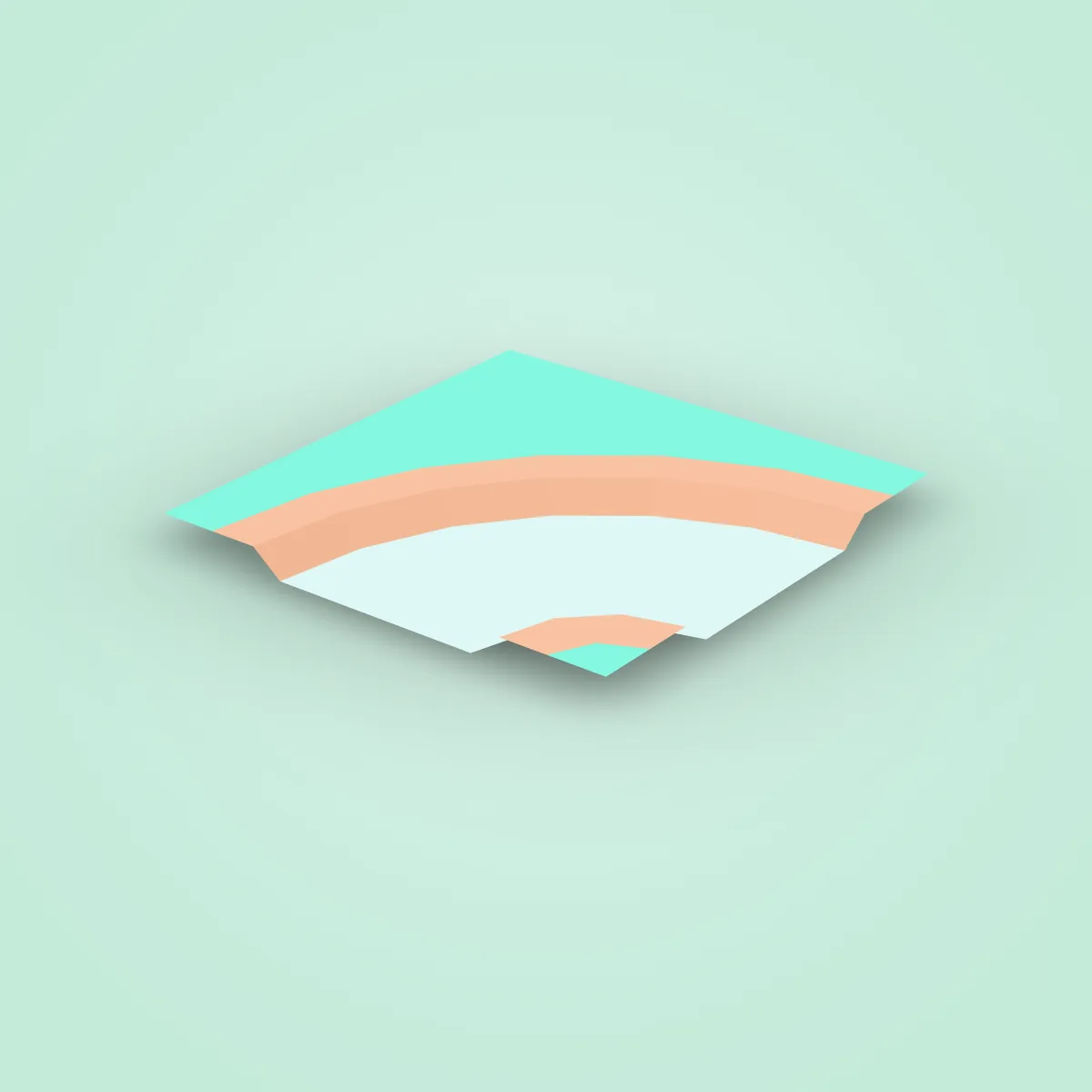 Ground River Bend Model