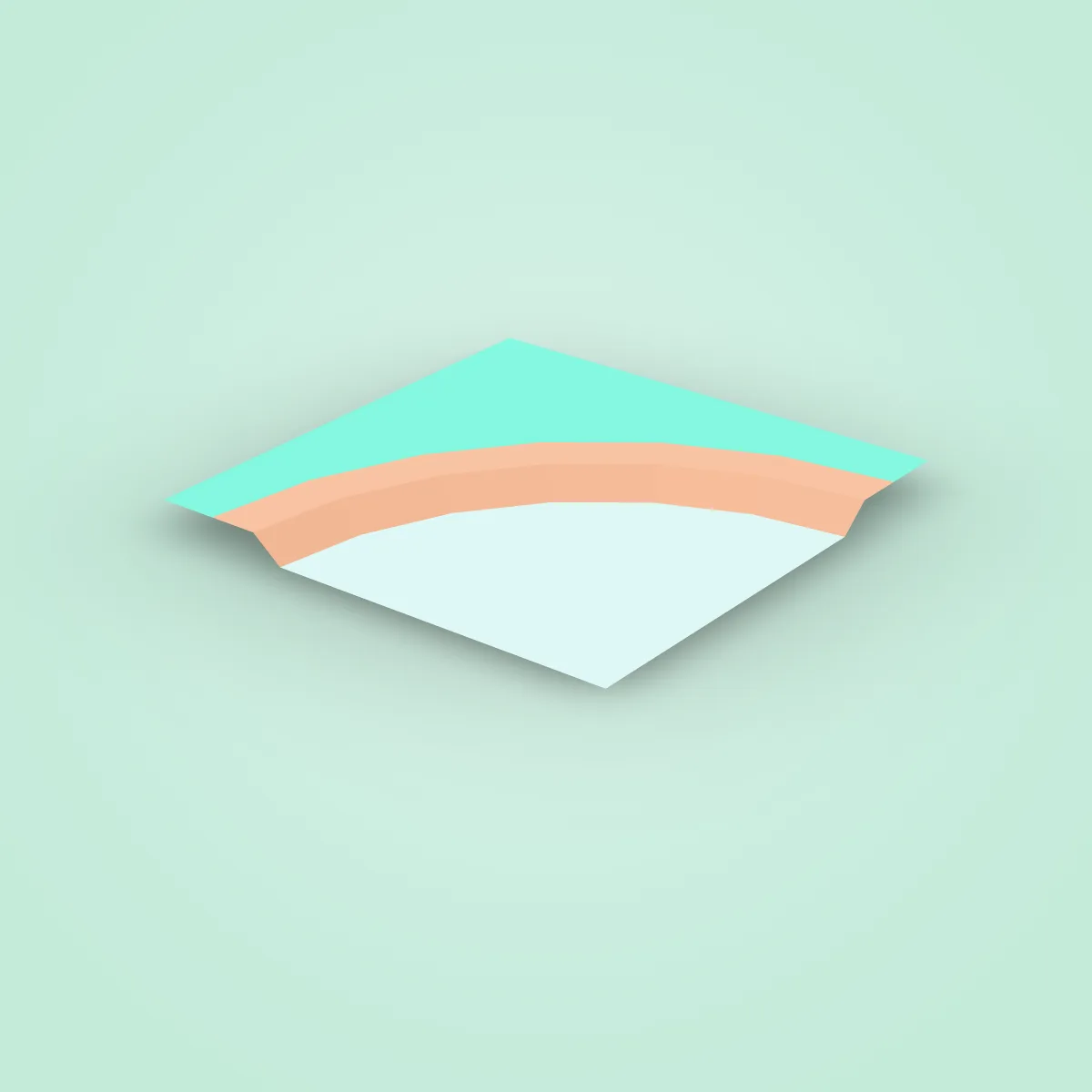 Ground River Corner Model