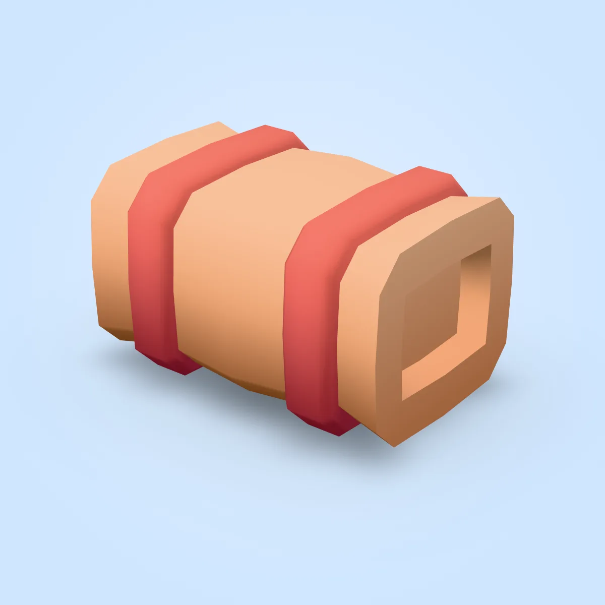 Hay Bale Bundled Model