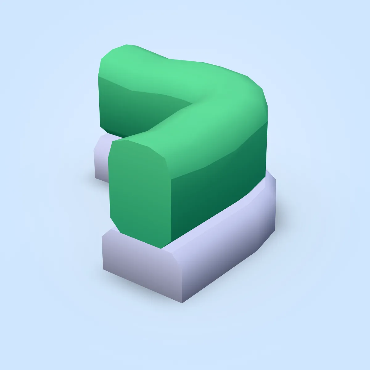 Hedge Large Curved Model
