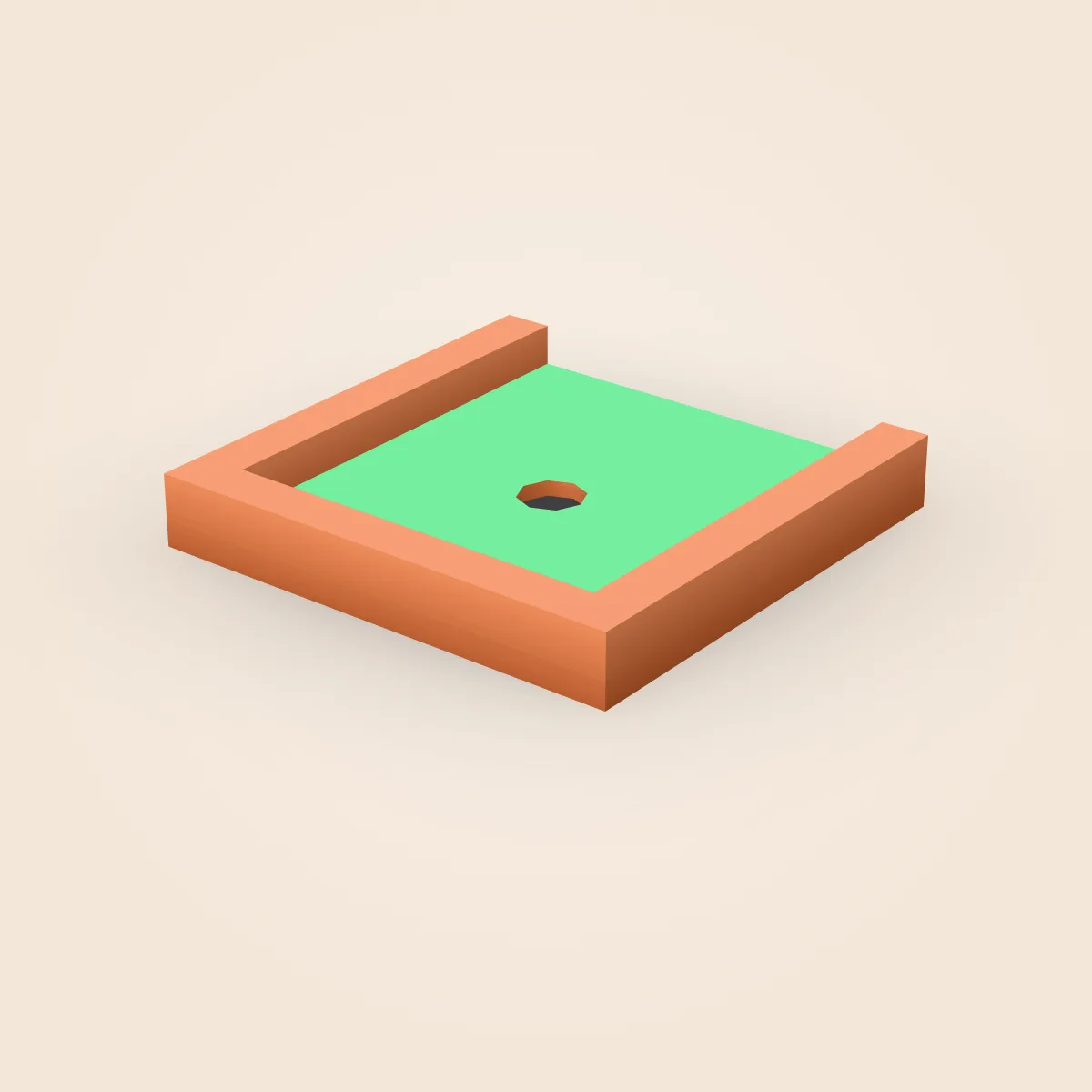 Hole Square Model