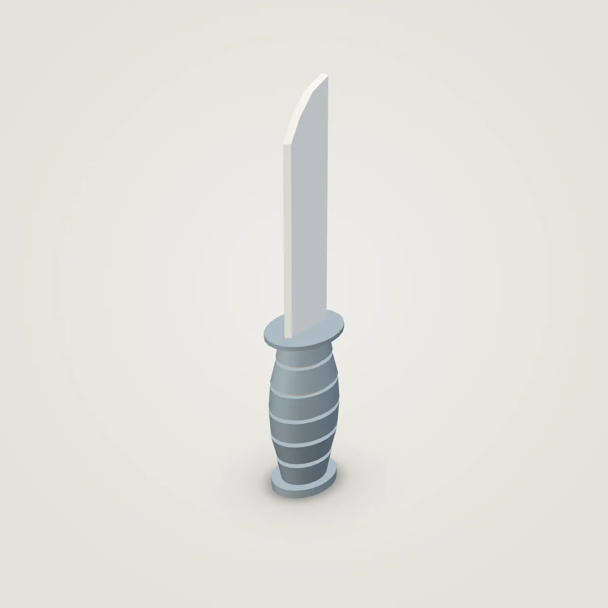Knife Round Smooth Model