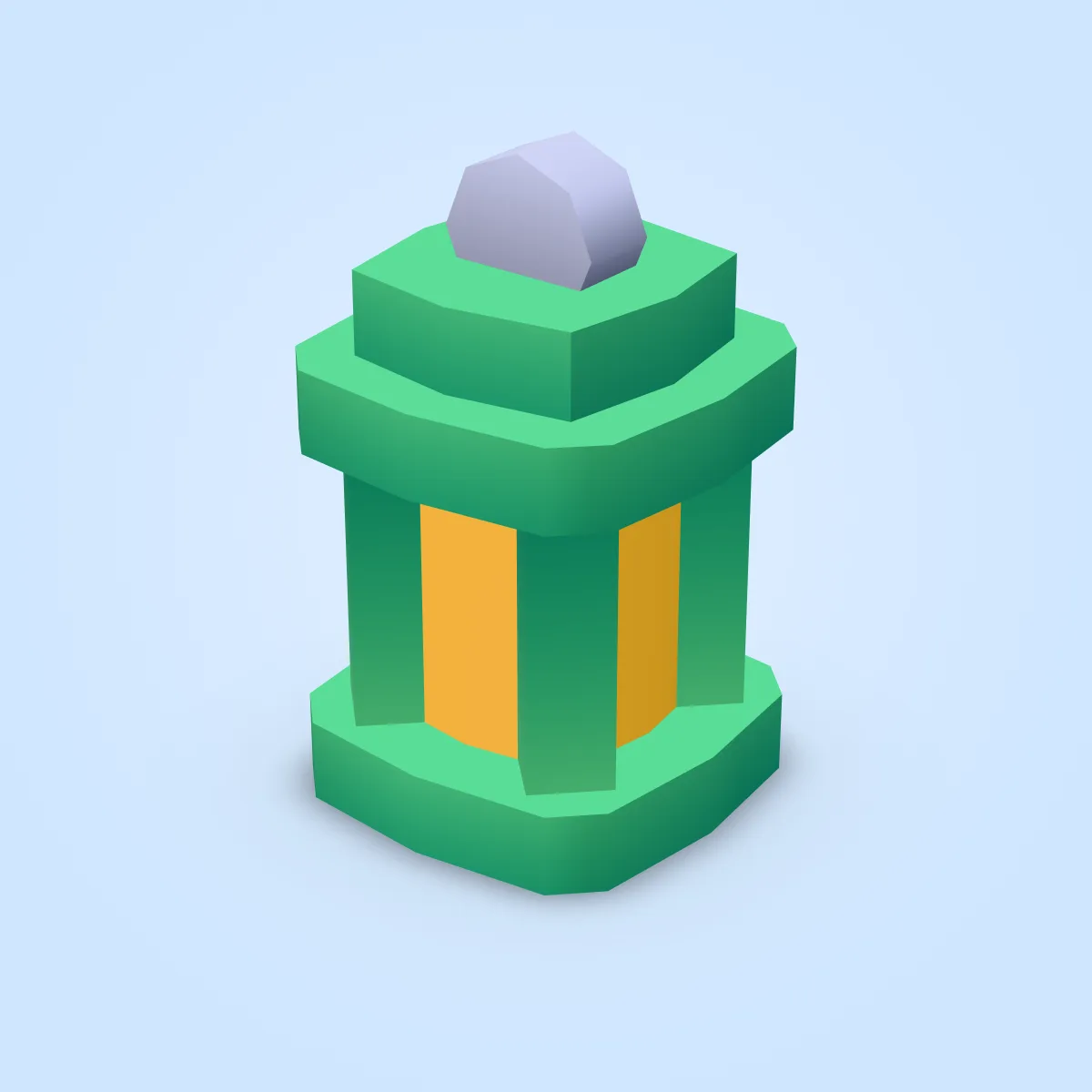 Lantern Glass Model