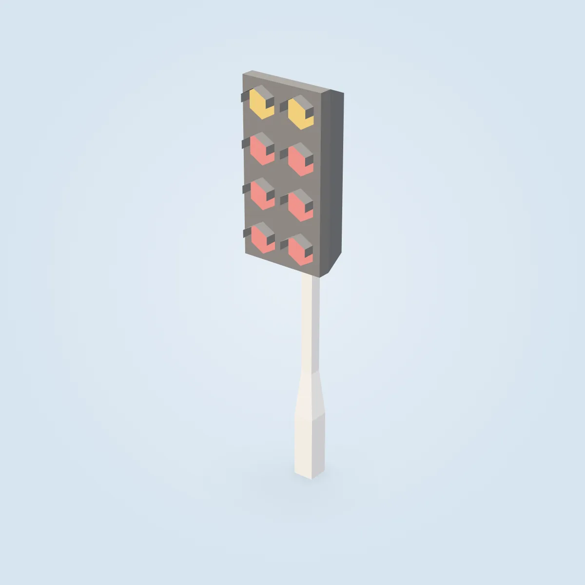 Light Red Double Model