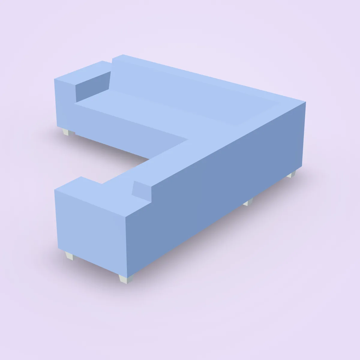 Lounge Design Sofa Corner Model