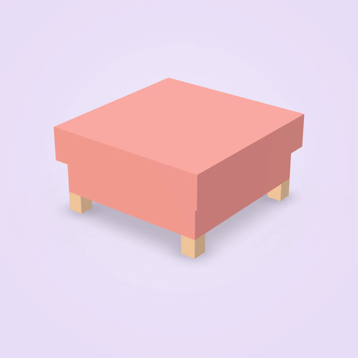 Lounge Sofa Ottoman Model