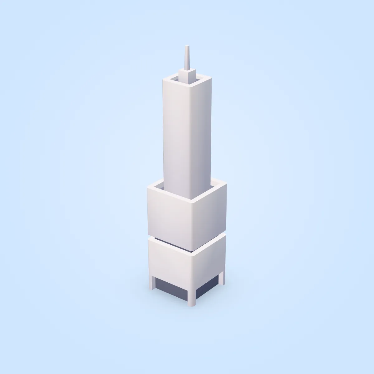 Low Detail Building Type B Model