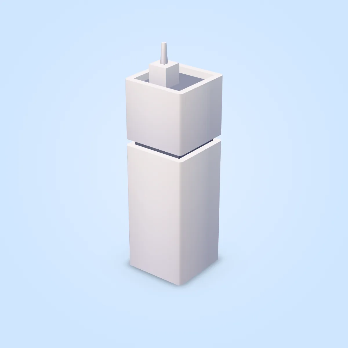 Low Detail Building Type D Model