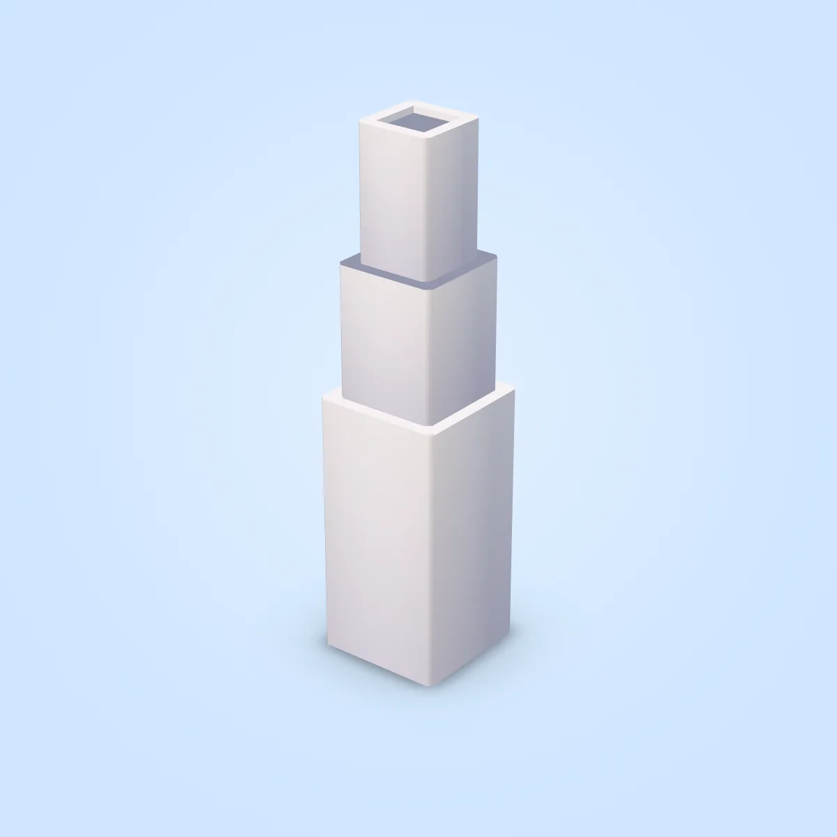 Low Detail Building Type F Model
