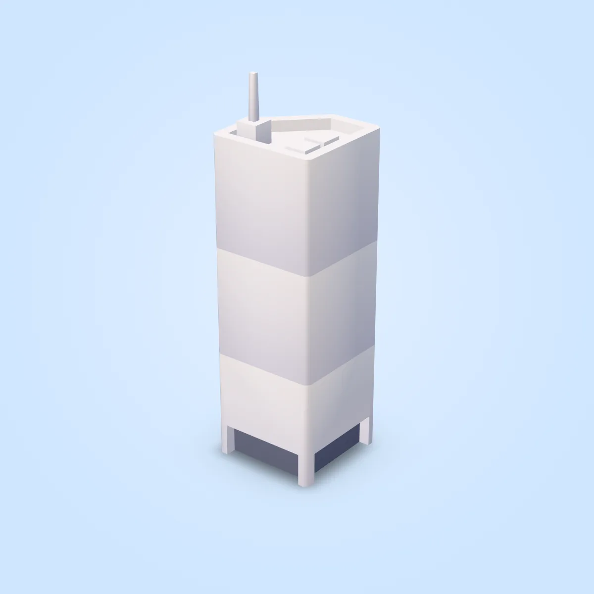 Low Detail Building Type J Model
