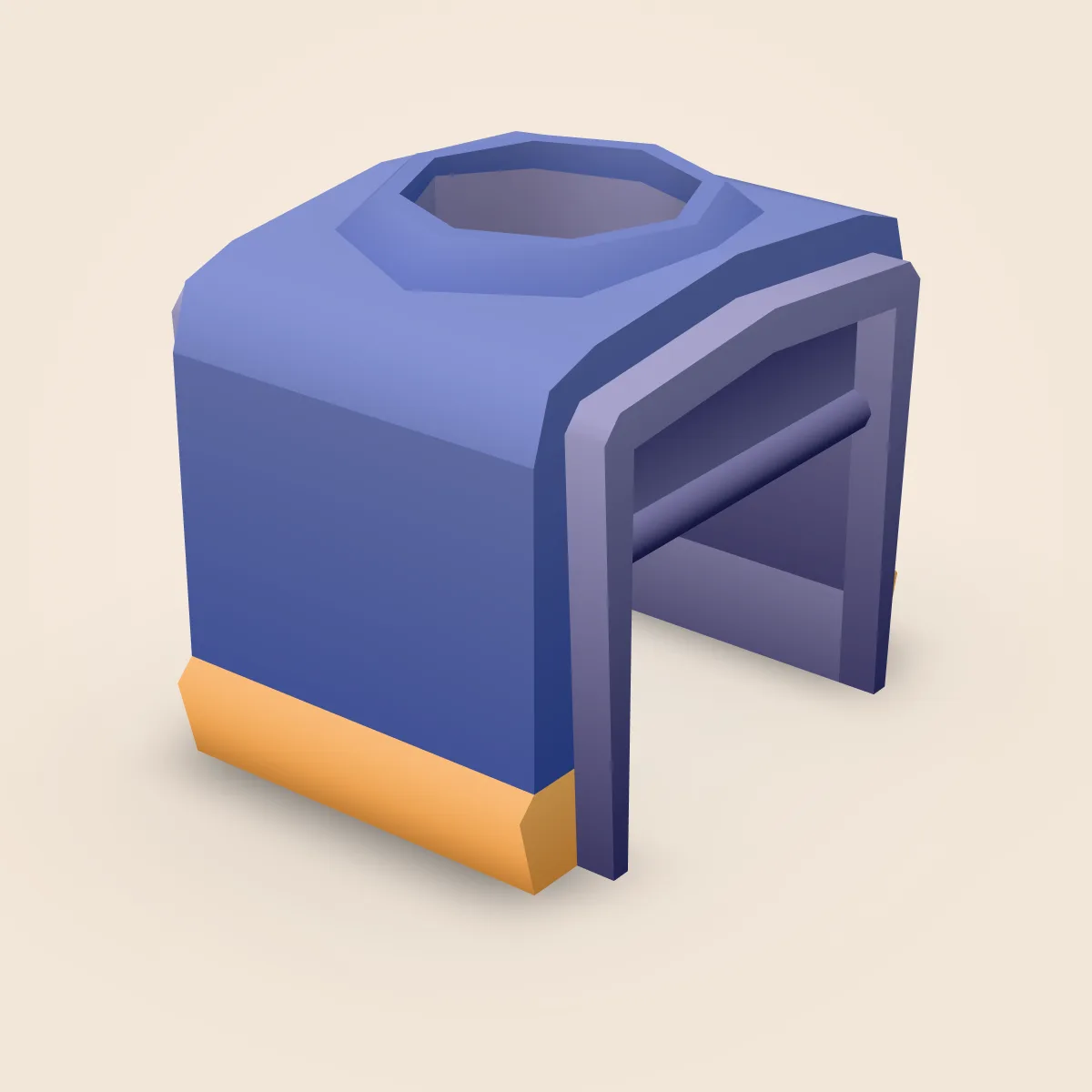 Machine Connection Hole Model