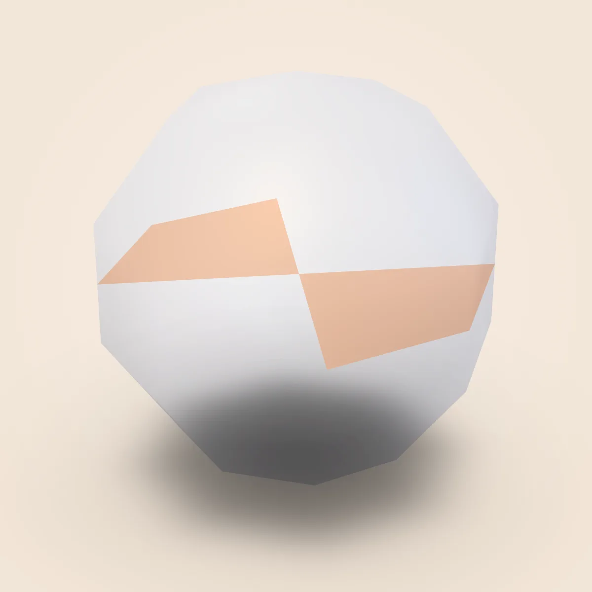 Marble Center Butterfly Low Model