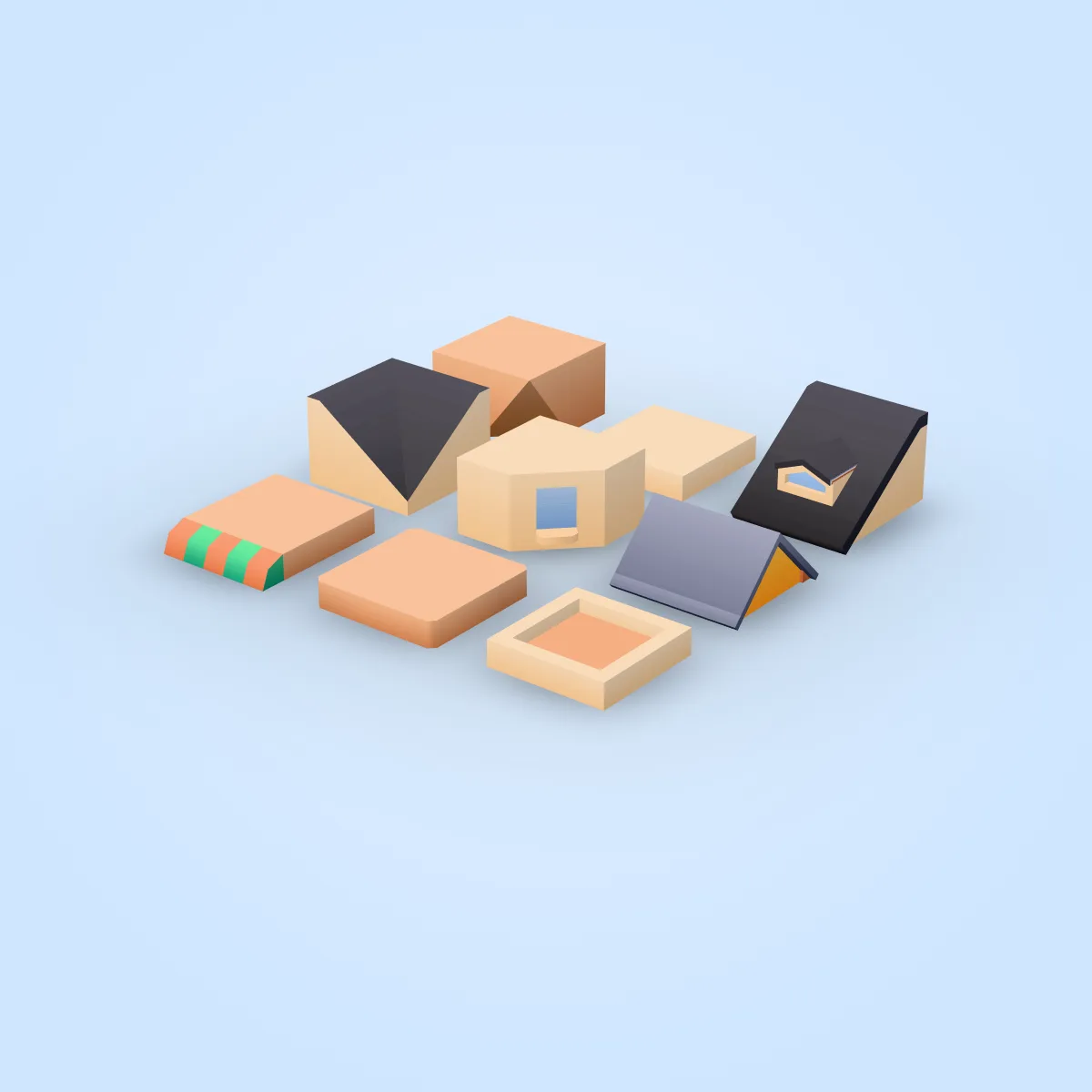 Modular Buildings Bundle Set
