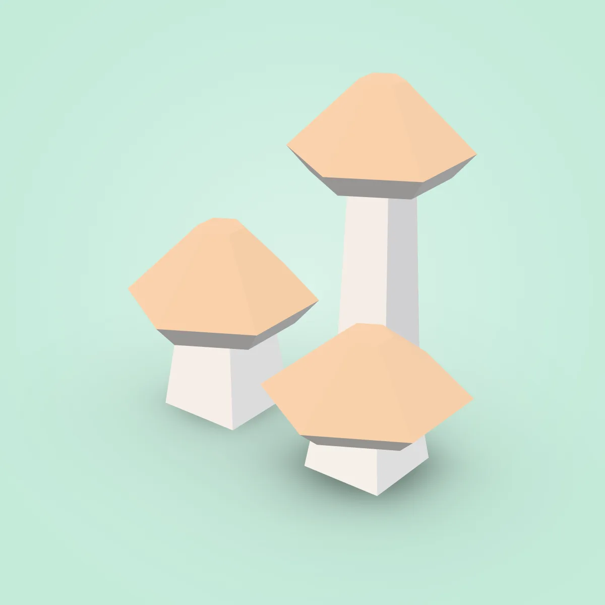 Mushroom Tan Group Model
