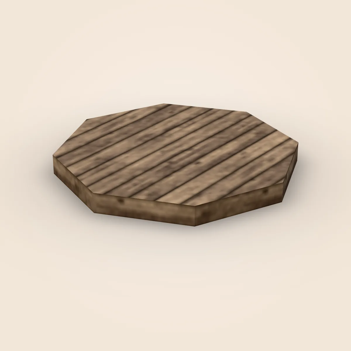 Overhang Round (Retro Fantasy) Model