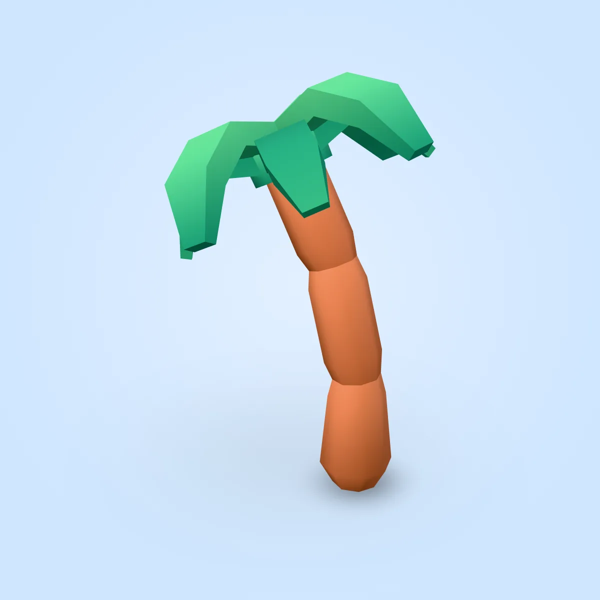 Palm Detailed Bend Model